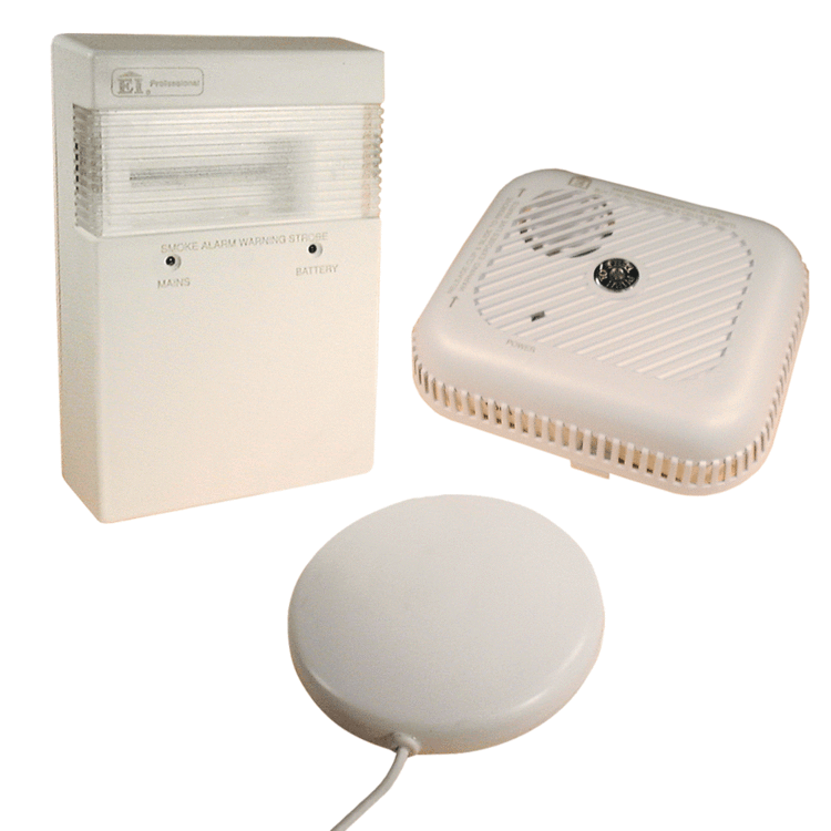 Aico Ei176 Vibrating smoke deaf alarm kit with optical smoke alarm Deaf Equipment