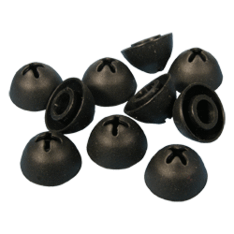 Replacement rubber eartips for DIR receivers Deaf Equipment
