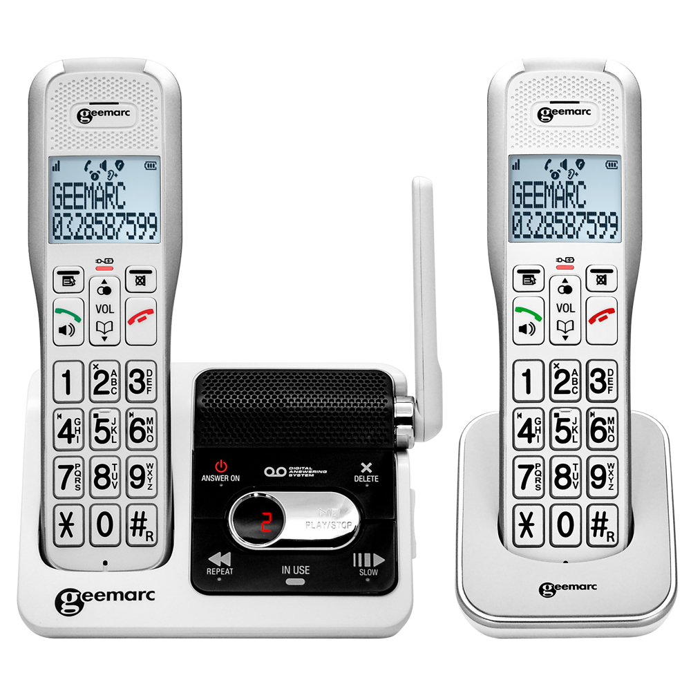 Amplified Cordless Telephones Twin Packs Deaf Equipment