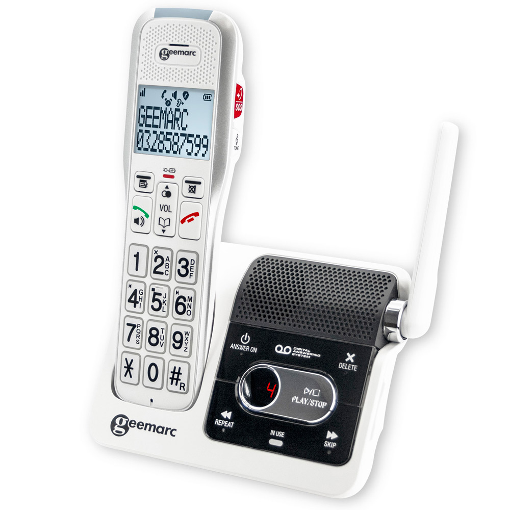 Amplified Cordless Telephones Single Deaf Equipment