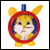 Sleepytime Bunny analogue alarm clock
