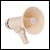 Small lightweight 5W megaphone