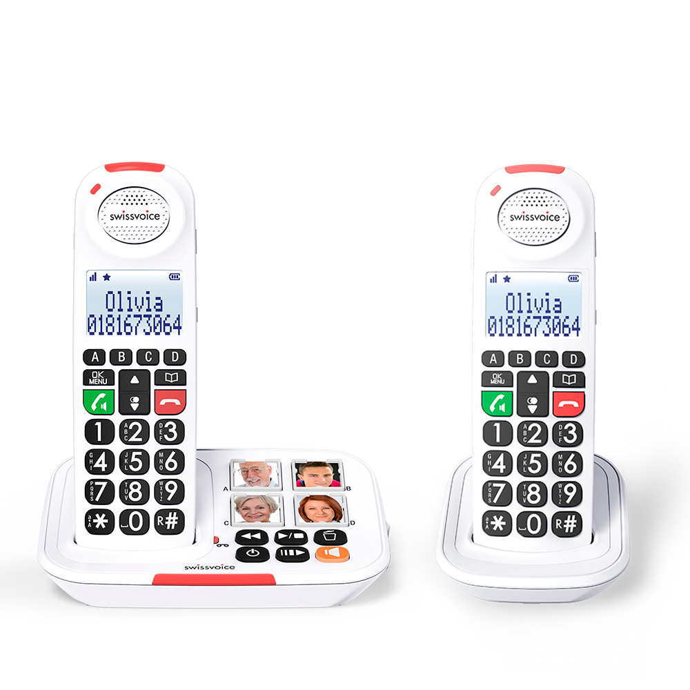 Amplified Cordless Telephones Twin Packs Deaf Equipment
